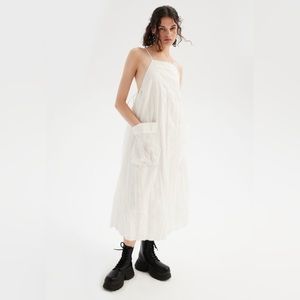 urban outfitters stephanie crinkle midi dress